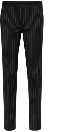 Moschino high-waisted Skinny Pinstripe Trousers - Farfetch