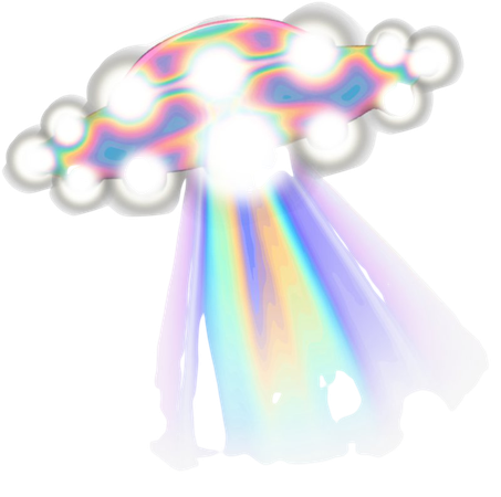 Ufo Clipart Transparent Tumblr - Spaceship Vaporwave #281607 - Free Cliparts on ClipartWiki