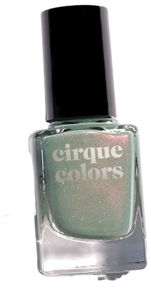 Khaki Green Shimmer Nail Polish - Cirque Colors Succulent Garden