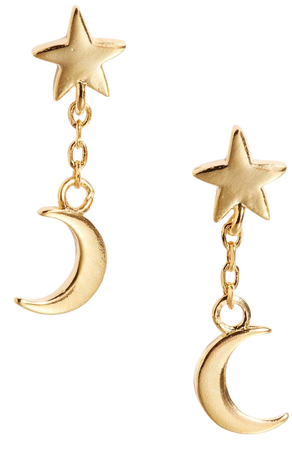 Star & Moon Drop Earrings | Nordstrom
