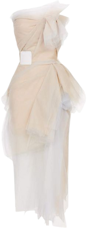 Maticevski Libra Draped Organza Dress