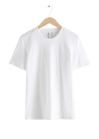 Organic Cotton T-shirt - White - Tops & T-shirts - & Other Stories