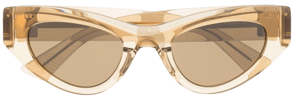 Bottega Veneta Eyewear Transparent cat-eye Sunglasses - Farfetch