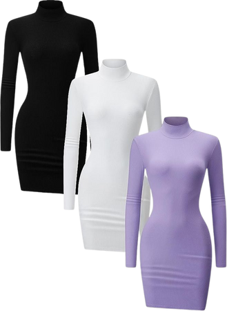 Amazon: Light Purple Long Sleeve Dress
