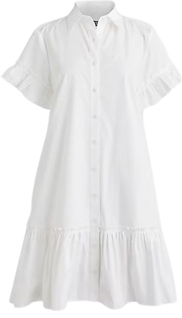 J.Crew: Amelia Shirtdress In Cotton Poplin For Women