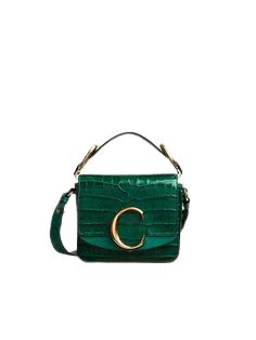 Chloé C Mini Bag In Embossed Croco Effect On Calfskin | Chloé NL