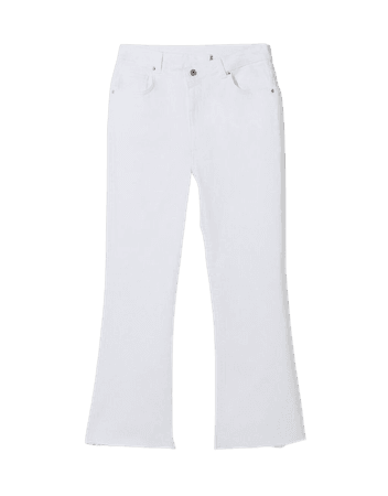 Cropped flared jeans - Pants - Woman | Bershka