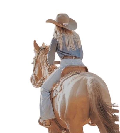 Girl Riding a Horse