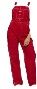Red Dickies Overalls