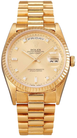 Rolex Pre-Owned Day-Date 36 Mm Klocka Från 1999 - Farfetch