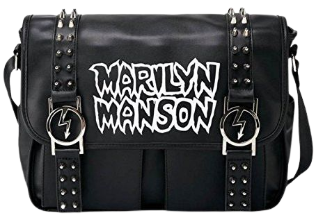 Killstar x Marilyn Manson - Black Men's Shoulder Bag