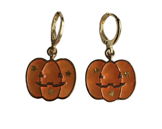 @darkcalista pumpkin earrings png