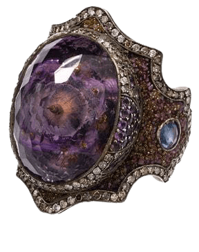 Sevan Bicakci Amethyst And Diamond Ring