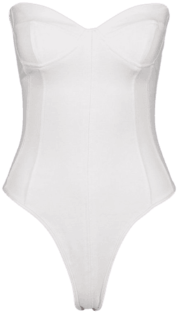 Satin corset bodysuit | boohoo