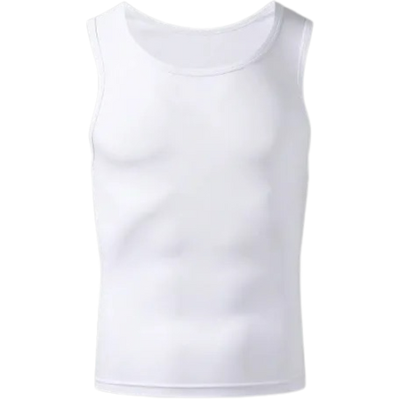 men’s white vest tight fit