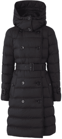Burberry detachable-hood padded coat - FARFETCH