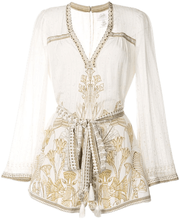 Camilla The Queens Chamber Playsuit - Farfetch