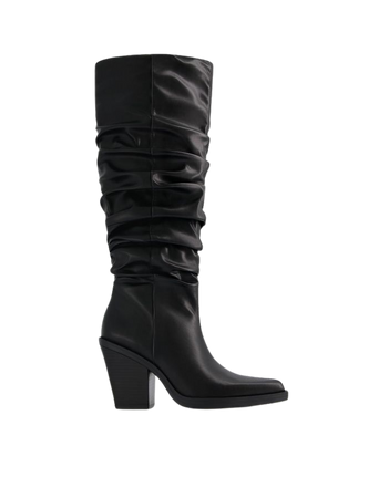 High-heel slouchy cowboy boots - Shoes - Women | Bershka