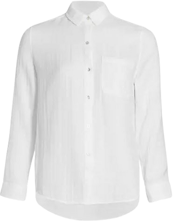 Shop Rails Ellis Cotton Button-Down Shirt | Saks Fifth Avenue