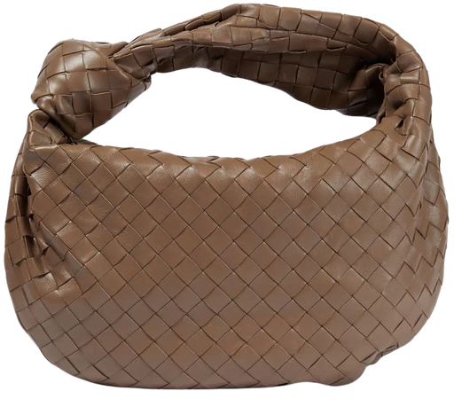 Jodie Teen Leather Tote Bag in Beige - Bottega Veneta | Mytheresa