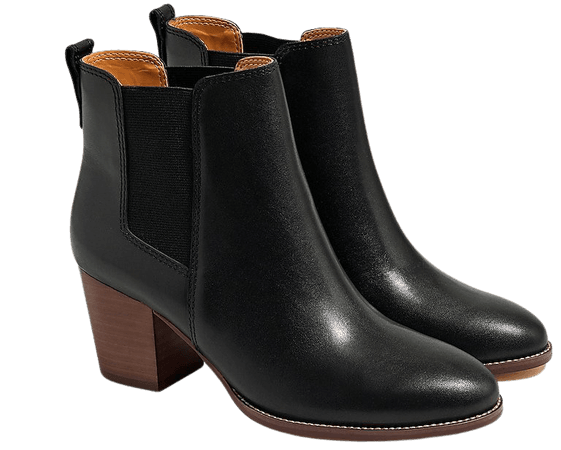 J.Crew Factory: Rory Leather Heeled Boots For Women