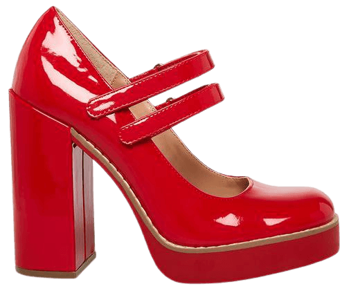 TWICE RED PATENT – Steve Madden