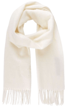 White scarf