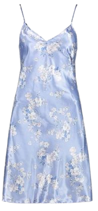 Periwinkle Blue Silk Slip dress