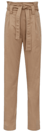 Reiss Mabel High Waist Paper Bag Trousers | REISS USA