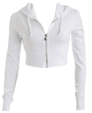 white crop zip hoodie – Recherche Google