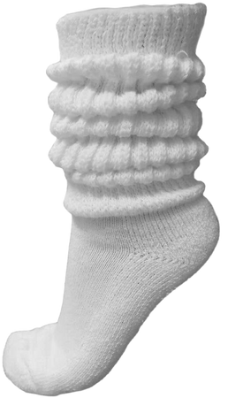 slouch socks (white)