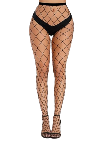 2pairs Women's Sexy Fishnet Stockings Hollow Out Anti-hook Tights, Small Mesh Pattern | SHEIN USA