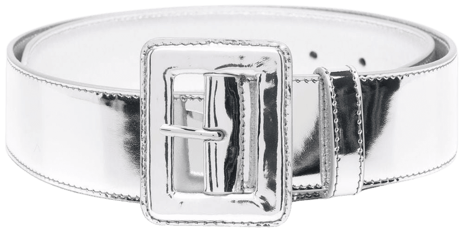Prada wide metallic leather belt - FARFETCH