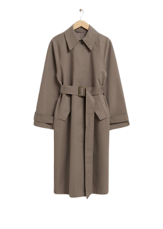 Relaxed Trench Coat - Mole - Trenchcoats - & Other Stories US