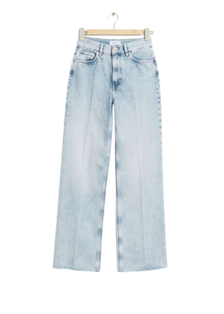 Straight Full-Length Jeans - Light Blue - Straight - & Other Stories US