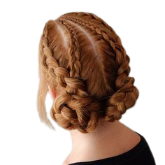 Top Braided & Curly Crown Princess Hairstyle