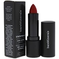 Amazon.com : bareMinerals Statement Luxe-Shine Lipstick, Srsly Red, 0.12 Ounce : Beauty & Personal Care