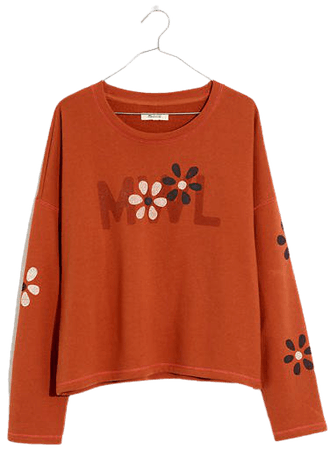 Plus MWL Floral Easygoing Sweatshirt