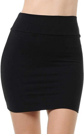 Amazon.com: Sweet Hearts Black Mini Pencil Skirt for Women- Above Knee Basic Bodycon Skirt Made in USA (Black, Medium) : Clothing, Shoes & Jewelry