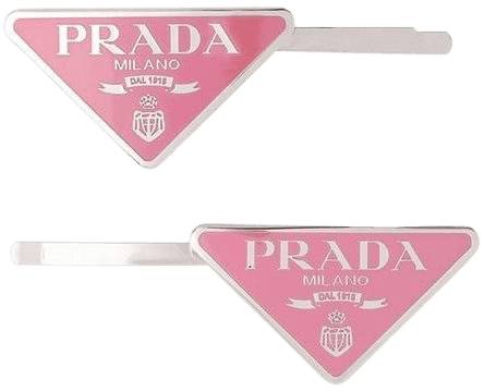 pink prada hair clips