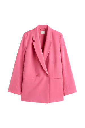 Double-breasted Jacket - Pink - Ladies | H&M US