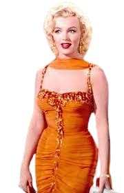 marilyn monroe orange dress - Google Search