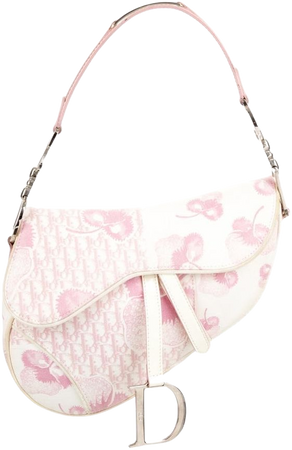 pink&white dior purse