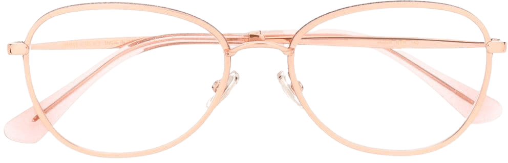 Jimmy Choo Eyewear Rose Gold Glasses