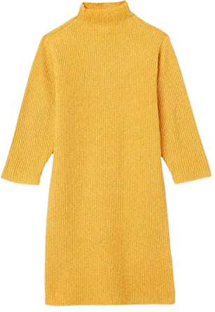 Amazon.com: Amazon Essentials Girls' Soft Touch Long-Sleeve Mock Neck Sweater Dress, Golden Yellow, XX-Large : Clothing, Shoes & Jewelry