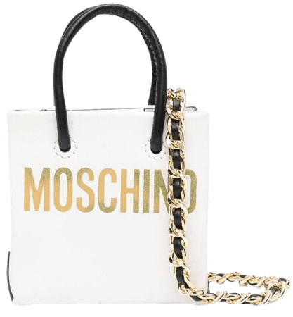 Moschino Mini logo-print Tote Bag - Farfetch