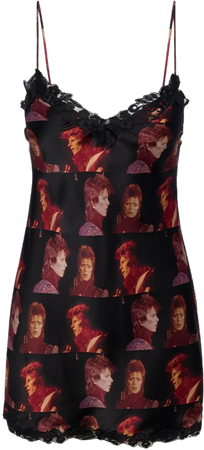 Sukita Slip, David Bowie Silk Mini Dress