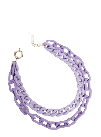 necklace chain  purple