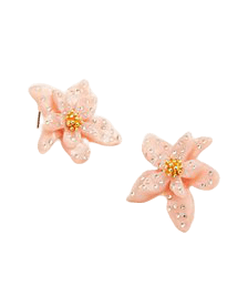 Pave Floral Statement Earrings | Ann Taylor
