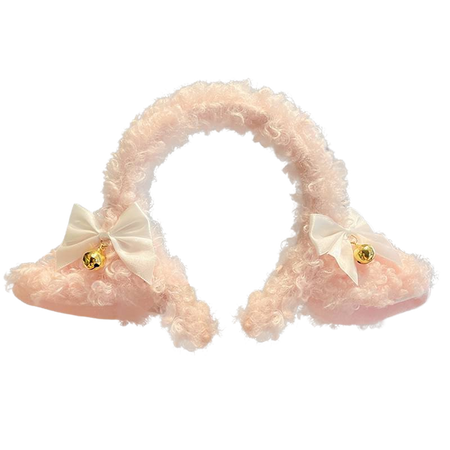 pink sheep ear headband kawaii cute